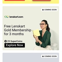 Get free Lenskart Gold Membership for 3 months using 25 Flipkart supercoins 