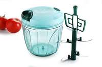 Amar Impex XL Jumbo Vegetable Chopper; Cutter for Kitchen; 5 SS Blades + Whisker Blade (900 ML Green Color)