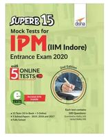 SuperB 15 Mock Tests for IPM (IIM Indore) Entrance Exam 2020 with 5 Online Tests 2nd Edition