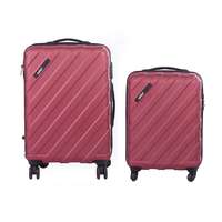 Safari Knight Hard Trolley 2 Pcs Set 53 & 63 cm (Wine)