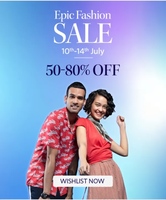 (Last day) Myntra Epic Fashion Sale 10th-14th July : 50-80% Off + 10% off via Citi Bank Cards