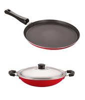 Extra Coupon Off - Nirlon Non-Stick Bpa Free Aluminium Kitchen Cooking Essential Set