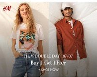 H&M double day offer- But 1 and Get 1 Free