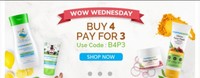 Mamaearth Wow Wednesday Offer Buy 4 Pay for 3