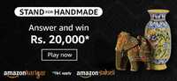 Amazon Stand for Handmade Quiz Answers, Submit & Win ₹20,000