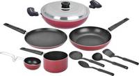 Renberg Orchid Cookware Set ( Aluminium , 9- piece )