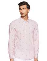 United Colors of Benetton Men's Printed Slim fit Casual Shirt [ S Size ]