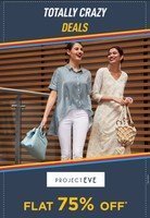 AJIO Totally Crazy Deal Flat 75% Off On Project Eve Clothing 