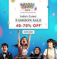 India Cutest Fashion Sale: 40-70% off on Kids clothing + 10% additional discount on HDFC credit card