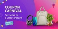 Amazon: Coupon Carnival Save extra on 6 Lakh+ Products