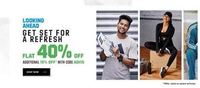 Get flat 40% off + Extra 15% off on Adidas