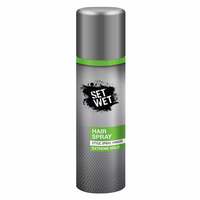 Set Wet Extreme Hold Styling Hair Spray For Men, Style, Spray, Freeze Your Hair, Long Lasting, Quick Drying, 200 ml
