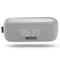 Extra 30% off Coupon - Lumiford Digi Clock 3-in-1 Wireless Stereo Speaker (BT01, Grey) with built-in Alexa Voice Control