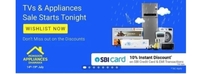 Flipkart || Monsoon Appliance Dhamaka ( 14th - 19th July)10% discount on SBI credit card & EMI transactions