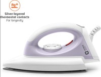 Orient Electric Easyglide DIEG10LP 1000W Dry Iron (White/Lavender)