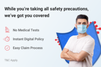 Insurance for COVID-19 on Flipkart