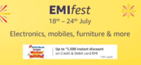 Amazon EMI Fest | 18th-24th July | ICICI Bank Cards | Electronic, Mobile, Furniture & More