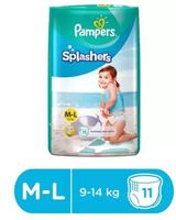 Pampers Splashers Disposable Swim Pants Diapers Large Size 11 Pc (L-11)