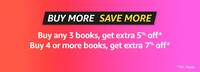 Buy More Save More on Books || Buy any 3 books get 5% off | Buy any 4 or more books get additional 7% off 