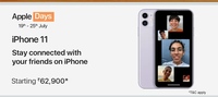Amazon Apple Day-  Starting From Rs.62900