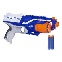 Nerf Disruptor Elite Blaster -- 6-Dart Rotating Drum, Slam Fire, Includes 6 Official Elite Darts -- For Kids, Teens, Adults

