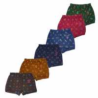 Kids Basket Girls' Cotton Briefs (Pack of 6)

