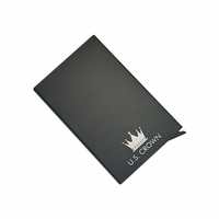 U.S. CROWN RFID Blocking Wallet Credit Card Holder Slim Front Pocket Design