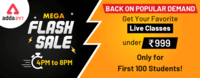 Adda247 all Live Classes under Rs.999 (Only Today 4 - 8 PM)