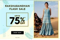 Global Desi Raksha Bandhan Flash Sale Woman Kurtas Flat 75% Off