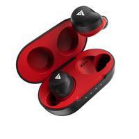 Boult Audio AirBass TrueBuds-X True Wireless Earbuds with Touch Controls & Mic, IPX7 Waterproof Latest Bluetooth 5.0 Headphone, Auto Pairing & Playtime Upto 24 Hours with Case (Red)