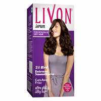 Livon Serum for Women for Dry & Rough Hair For 24 Hour Frizz-free Smoothness, With Argan Oil & Vitamin E, 50 ml

