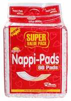 Nappy Pad's Super Value Pack (60 Pieces)

