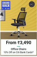 Grand Furniture Sale(21st - 23rd July) : Upto 60% off + 10% off via Citi Bank Offer