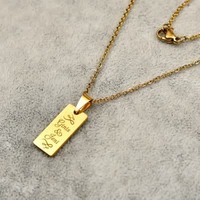 Classy Personalized Pendant + Extra 15% off + Free Shipping