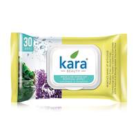 Kara Face Wipes, Seaweed & Lavender, 30 Pieces