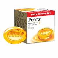  Pears Pure And Gentle Bathing Bar, 125g (Pack Of 8)