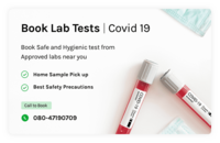 Get full body check or any other lab test at 50% off + 20% extra off using coupon code.