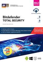 BitDefender Total Security Latest Version (Windows / Mac / Android / iOS) - 3 Devices, 3 Years (Email Delivery in 2 hours - No CD) 