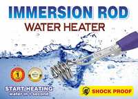 A & Y Shock Proof Heavy Duty Metal Water Heater Immersion Rod, Silver (Heavy 2000W) 