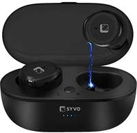 Syvo BassTwins IPX4 in-Ear True Wireless Bluetooth Headphones (TWS) with Mic - (Black)