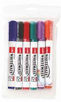 Cello Whitemate Whiteboard Markers - Set of 6 (Multicolored)