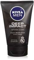 NIVEA Men Face Wash, Deep Impact Intense Clean, 100g

