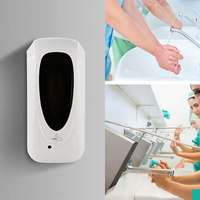 Oriley ORSD002 Automatic Soap Dispenser 1200ml Rechargeable Touchless Liquid Sanitizer Wall Mounted Dispensing Pump for Kitchen Bathroom Shop & Hotel @1125.