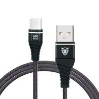 Ant Audio AA-TC300 USB Type-C to USB-A 2.0 Male Data Cable, 2 Meter Premium Braided (Black)

