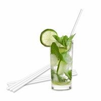 Ezee White Paper Straws 500 Pieces (Pack of 5) Each pack 100 pieces 