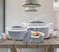 Milton Elegance Pack of 3 Thermoware Casserole Set (395ml, 750ml, 1350ml)