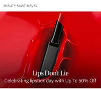 Myntra - Celebrating Lipstick Day up to 50% off On Maybelline, M.A.C and more