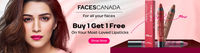 FACES CANADA LipsticksBuy 1 And Get 1 Free 