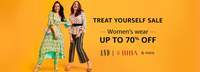 Women's Wear: Upto 70% Off- AND | BIBA & more