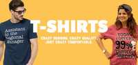 Redwolf Men's And Women's Tshirt Upto 60% off Starting From Rs.199 + Additional 10% Off